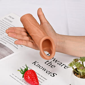 YPM TPE Penisvergrößerer für Männer <span class=keywords><strong>Penis</strong></span>-Hülle Männlicher Penisvergrößerer Penisring Erwachsenen-Sexspielzeug Vergrößerungs-Kondom - Product Image 1
