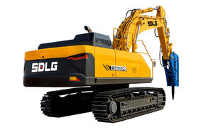 Excavatrice sur chenilles Sdlg E6600HBCrawler la plus vendue avec marteau, prix EXW à vendre - Product Image 3