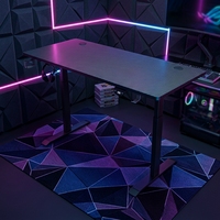 Meubles de bureau, cadre de bureau réglable en hauteur électrique à moteur unique en métal, bureau extensible pour ordinateur