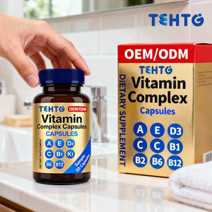 Complément alimentaire multifonctionnel <span class=keywords><strong>multivitamin</strong></span>é en capsules, OEM, plusieurs nutriments, vitamines, hommes, avec minéraux, aliments entiers biologiques - Product Image 5