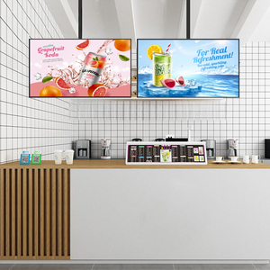 55inch LCD Trần hiển thị đứng treo cho quán cà phê 32 43 55 65 inch nhà hàng kinh doanh màn hình menu - Product Image 4