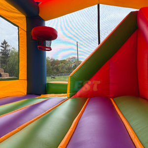 Castello Gonfiabile a Forma di <span class=keywords><strong>Mongolfiera</strong></span> per Bambini, Giochi Gonfiabili Commerciali, Castello Rimbalzante in PVC 18 OZ - Product Image 4