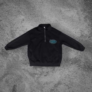 Sudadera Deportiva de Moda con Cierre de 1/4, 100% Algodón, Sudadera para Hombre con Logotipo Bordado - Product Image 1