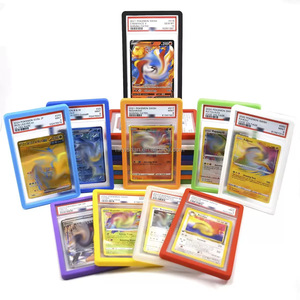 Protège-cartes en silicone bleu 6 pouces – Étui premium pour cartes à collectionner, protection antichute - Product Image 3