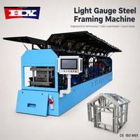 Machine de profilage de charpente en acier léger LGSF C89 C140 pour montants muraux de maisons préfabriquées