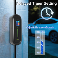 Chargeur de voiture électrique domestique 16A 11kW Type 2 IEC 62196-2 Norme européenne Mode 2 Chargeur de véhicule électrique avec Wifi APP Contrôle à distance en option
