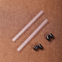 Tube à encens transparent en acrylique PVC, tube à encens en fil, tube à encens en fil de 1 gramme, échantillon de tube à encens, vente en gros d'usine 56H