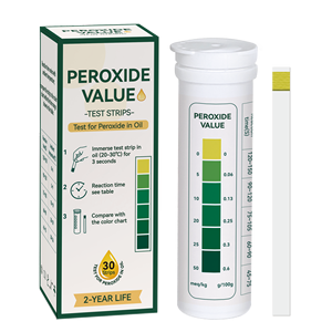 Bandelettes de <span class=keywords><strong>test</strong></span> de peroxyde d'hydrogène pour l'évaluation de la qualité de l'appareil d'examen de l'acuité visuelle de l'huile de friture - Product Image 1