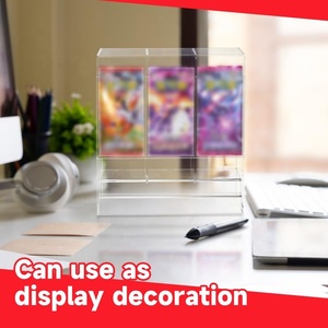 Distributeur de boosters à 3 compartiments avec base noire, capacité de 120 boosters, compatible avec les boosters de cartes à collectionner - Product Image 5