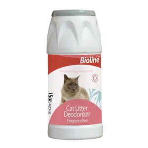 bioline litière pour chat Suppliers-Litière nettoyante pour chat, déodorant avec ingrédients absorbants, pour extension de la durée d'utilisation de la litière de chat
