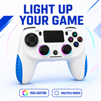 Manette de jeu sans fil Bluetooth à vibration avec bouton Turbo, éclairage RGB, puce originale de haute qualité, joystick pour PC/Mobile – Meilleures ventes