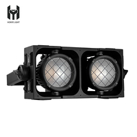 2x200W LED COB Projecteur de scène pour public IP65 Extérieur Haute fidélité des couleurs CRI Ra≥90 65 °   Beam 97 °   Éclairage de scène DMX512 pour événements et concerts