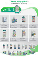 Étagères de présentation de pharmacie modernes à plusieurs niveaux, écologiques, avec logo personnalisable éclairé par LED - Prix d'usine pour les magasins de détail