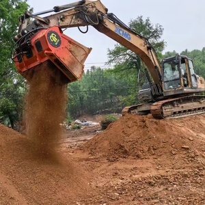 Bucket Screening Ballast Motek Factory, Bucket Flip Screen <span class=keywords><strong>Loader</strong></span> dengan Pompa, Motor, Gearbox, Mesin - Perlengkapan Excavator - Product Image 2