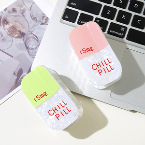 عسل PVC مسحوق لامع سلسلة طبية لطيف حبوب صغيرة القابض كبسولة حبوب منع الحمل شبه ثقافية - Product Image 3