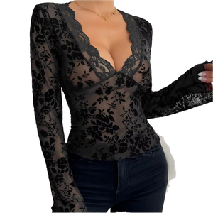 2024 été femmes droite mode imprimé Cardigan T-Shirt Sexy maille dentelle naturel taille genou longueur Satin robe de soirée chaude - Product Image 1