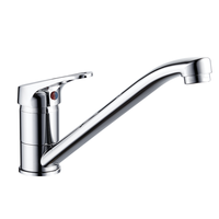 Robinet classique moderne à une poignée en laiton avec noyau de valve en céramique pour eau chaude et froide Garantie de 3 ans pour l'utilisation de l'évier de cuisine de l'hôtel