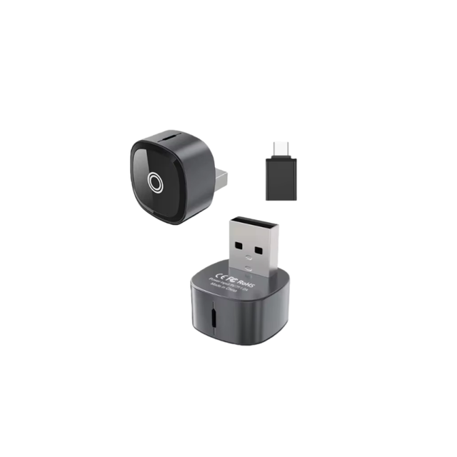 2 in 1 Wireless CarPlay Adapter&Android Auto Wireless Adapter,5Ghz WiFi Type-C and USB Plug Play for VW Toyota Nissan Honda Benz