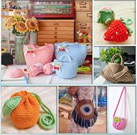 Kit de Fils en Coton Mélangé pour Débutants : Tricot, Crochet et Projets DIY Manuels (Sacs, Paniers, Poupées, Coussins)