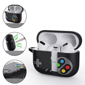 Funda protectora clásica de diseño de consola de juegos portátil para <span class=keywords><strong>Aipod</strong></span> 1/2, funda de silicona para Airpods Pro - Product Image 6