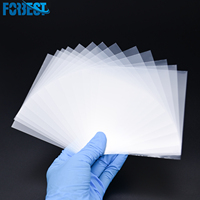 Film PFA personnalisable, feuille de démoulage transparente en fluoropolymère, résistance à la décollement faible et stable pour la production de moulage de résine UV