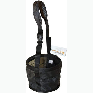 Muestra gratis Harrison Howard Horse Bozal Bolsa de alimentación Durable Nylon Malla Grano Bolsa de alimentación con correa ajustable Rosa Rojo Medio - Product Image 1