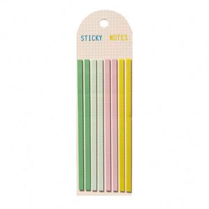 Transparent 160-Page PET Notepad Self-Adhesive Loose Leaf Index Tabs <b>Bookmarks</b> Memo Pad Stationery for School Books Sticky Notes - Product Image 3