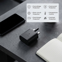 Cantell Chargeur et câble Type C super rapides 258B, adaptateur secteur USB-C 25W pour Samsung Galaxy Note10 S21 S22 S22 S23 Ultra