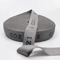 Bandes élastiques en nylon de 10 mm avec motifs personnalisés, tissées avec le nom de la marque, sangles jacquard pour textiles de maison, sacs, chaussures, vente en gros