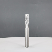 Alésoir en carbure monobloc à cannelures spirales pour mandrinage de machine, alésoir en carbure de tungstène pour alésage de métaux CNC
