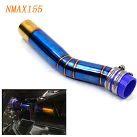 Filtre à air pour moto, nouveau pour Yamaha NMAX NVX155 XMAX300, filtre à air bleu brûlé, tuyau d'entrée agrandi