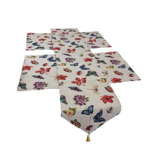 Telones <span class=keywords><strong>de</strong></span> fondo <span class=keywords><strong>de</strong></span> <span class=keywords><strong>mesa</strong></span> <span class=keywords><strong>de</strong></span> flores y mariposas tejido diario jacquard primavera <span class=keywords><strong>online</strong></span> - Product Image 6