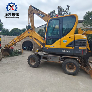 รถขุดขนาดเล็กมือสอง Hyundai 60w-9 รุ่นใหม่ล่าสุด น้ำหนัก 6 ตัน นำเข้าจากเกาหลี เครื่องยนต์ Yanmar เหมาะสำหรับงานดิน กำลังลดราคา - Product Image 1
