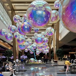 Event Decoration PVC Nightclub Inflatable <b>Balloon</b> Party Wedding Gold Silver Floating Sphere Mirror Ball <b>Customized</b> Decoration In - Product Image 3