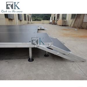 Plataforma de Escenario de Altura Ajustable de Aluminio, Cuatro Patas, Portátil - Product Image 3