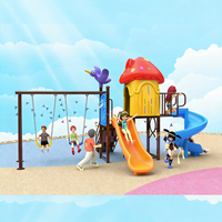 Équipements de terrain de jeux pour enfants à bas prix, équipements en plastique pour parcs d'attractions, divertissement commercial, toboggan de terrain de jeux extérieur
