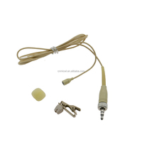 Miniature Clip Revers Cravate Microphone Pour Vivre PC Portable Caméra TA4F 4Pin AKG 3Pin 3.5mm Serrure WirelessTransmitter