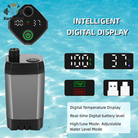 Nouvelle conception, douche électrique portable pressurisée rechargeable par USB 6000 mAh pour le camping en plein air, la plage et le lavage des animaux de compagnie