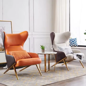 <span class=keywords><strong>Fauteuil</strong></span> <span class=keywords><strong>inclinable</strong></span> de luxe en métal pour salon et bureau, style nordique européen moderne - Product Image 2