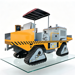 Machine à bordures auto-nivelante 1500 tr/min à entraînement électrique avec refroidissement par eau pour autoroute - Product Image 3