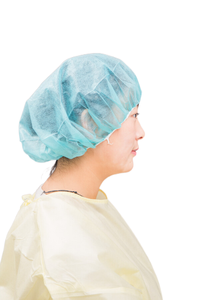 Bonnet chirurgical jetable non tissé pour médecin, couvre-tête bouffant pour hôpital - Product Image 5