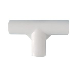 Plastic Tee Fitting 16mm Diameter Horizontal <b>Plug</b> In Connector For Water Pipes - Product Image 1
