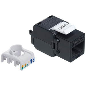 Connecteur RJ45 Cat6A UTP avec insert Keystone pour panneau de brassage - Product Image 1
