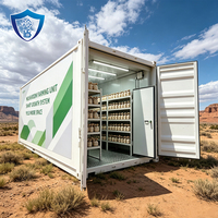 Cabine de culture de champignons intelligente avec contrôle climatique motorisé à distance, conteneur hydroponique à haut rendement pour la culture de champignons, précision optimale