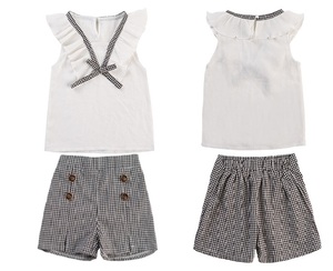 Conjunto Corto Chic de Boutique para Niñas, Muestras de Conjuntos de 2 Piezas para Niños, Ropa de Verano - Product Image 1