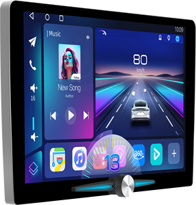 Radio con Reproductor de Video para Automóvil <span class=keywords><strong>Caska</strong></span> Android, Estéreo Multimedia con WIFI, GPS, Soporte para Tablero con Perilla para Instalación Universal - Product Image 4