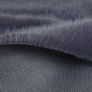 Chất Lượng Cao Mềm 100% Polyester Giả Lông Thỏ Vải Dệt Kim Dài Đống Sang Trọng Cho Áo Khoác Giày Mũ Nhà Dệt May Thảm - Product Image 3