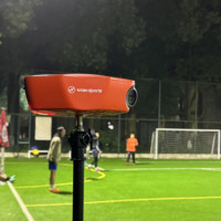 Cámara de Seguimiento con IA para Deportes de Acción, Fútbol, Baloncesto, 4G, 5G, Wifi, Grabación de Video HD 4K 1080P para Programas en Vivo