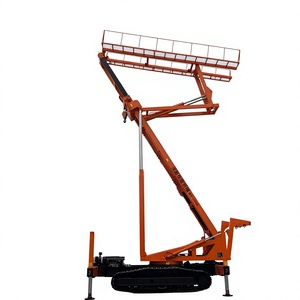 รถกระเช้าตีนตะขาบแบบไฮดรอลิก 21.7 เมตร สีส้ม สำหรับงานก่อสร้าง - Product Image 1