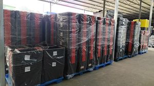 กล่องเก็บของพลาสติกขนาด 100 ลิตร พร้อมฝาปิด กล่องเครื่องมือขนาด 27 แกลลอน แบบซ้อนได้ ทนทาน - Product Image 3